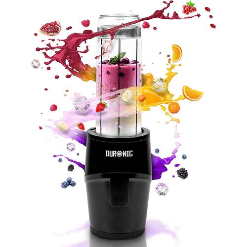 Duronic BL510 Mini Blender 500W | 570 ml | Sans BPA | Pour Smoothies Shakes protéinés Nourriture pour bébé Jus de fruits ou légumes Milkshakes Cocktails Sauces Purées