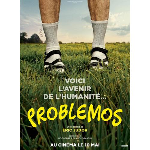 Problemos - Véritable Affiche De Cinéma Pliée - Format 40x60 Cm - De & Avec Eric Judor, Blanche Gardin, Youssef Hajdi, Célia Rosich, Michel Nabokov, Dorothée Pousséo, Claire Chust - 2017