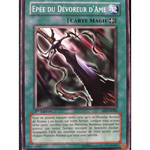 Yugioh!  Epée Du Dévoreur D'ame - Commune - Ast-Fr086