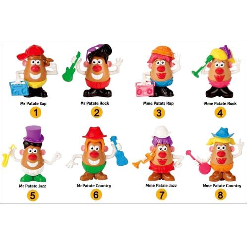 Mr PATATE Figurines Mr et Mme Patate Show PRIME QUICK 8 MODELES