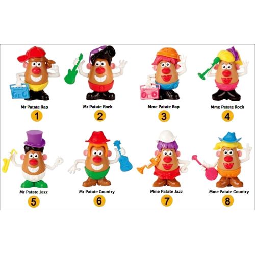 Mr Patate Figurines Mr Et Mme Patate Show Prime Quick  8 Modeles Differents 