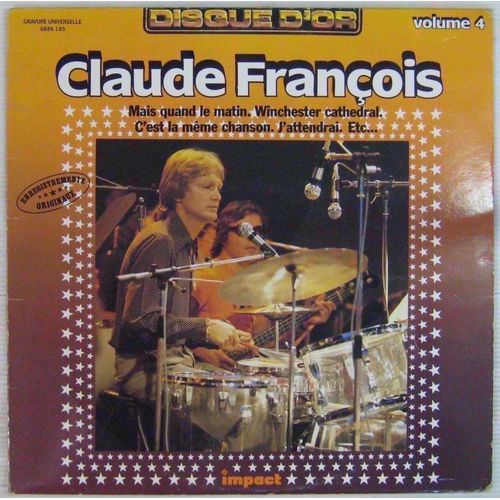 Claude François 33 Tours Disque D'or 6886 185 Volume 4 