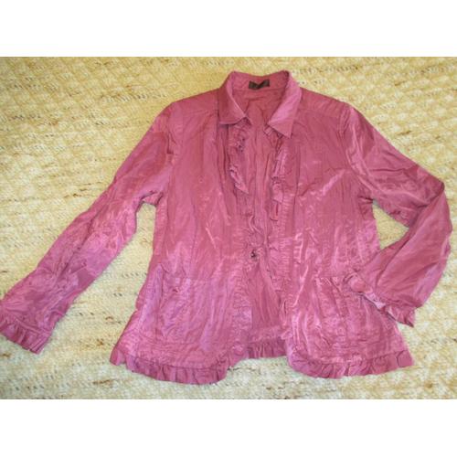 Veste Chic Devernois  Taille 46 Rose 