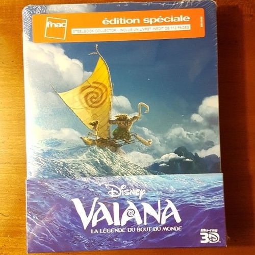 Vaiana Steelbook - La Légende Du Bout Du Monde - Blu-Ray 3d + 2d - Edition Spéciale
