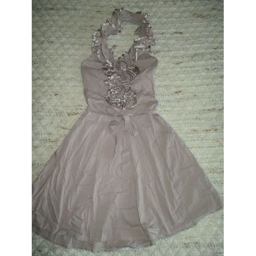Robe De Soirée Beige Dis Nu Taille S
