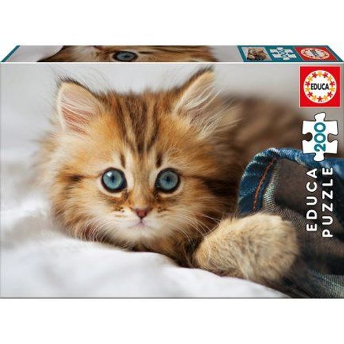 Puzzle Enfant - Animaux : Chaton - 200 Pieces - Educa