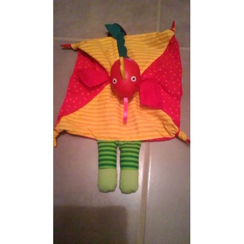 Doudou Marionnette Dragon Tete En Bois