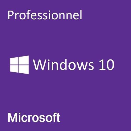 Windows 10 Professionnel - Oem - Version Dématérialisée