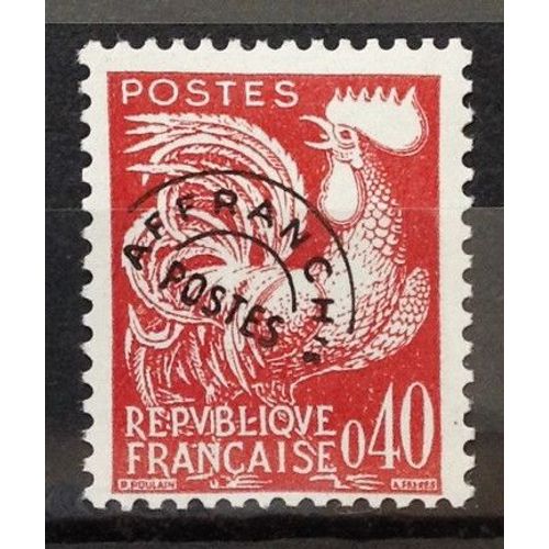 France - Préoblitéré Coq 0,40 Rouge-Brun (Superbe N° 121) Neuf* - Cote 11,00€ - Année 1960 - N16247