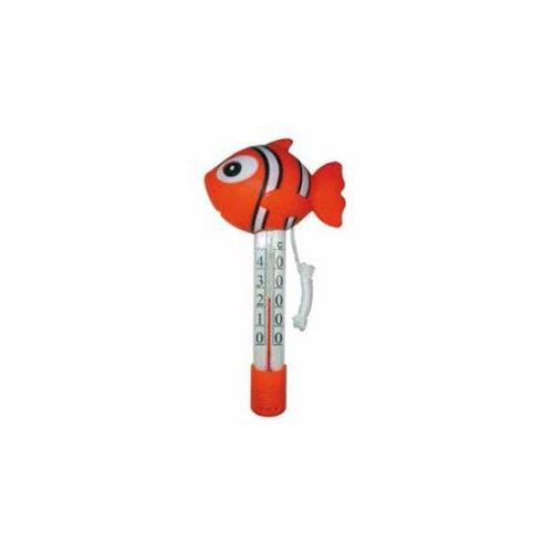 Jeux piscine - Thermomètre poisson clown rouge - 30 cm