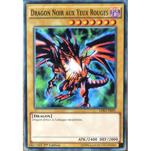 Carte Yu-Gi-Oh Ldk2-Frj01 Dragon Noir Aux Yeux Rouges Neuf Fr