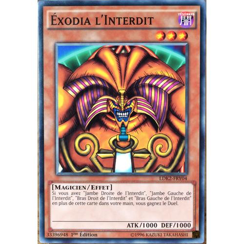 Carte Yu-Gi-Oh Ldk2-Fry04 Exodia L'interdit Neuf Fr