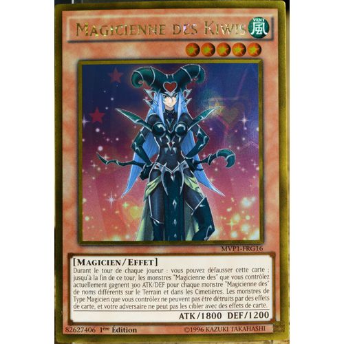 Carte Yu-Gi-Oh Mvp1-Frg16 Magicienne Des Kiwis Gold Rare Neuf Fr