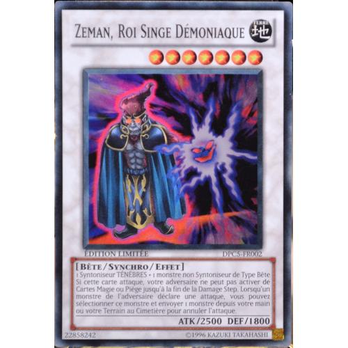 Carte Yu-Gi-Oh Dpc5-Fr002 Zeman, Roi Singe Démoniaque Neuf Fr