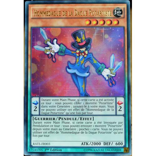 Carte Yu-Gi-Oh Rate-Fr003 Hommedague De La Dague Potartiste Neuf Fr