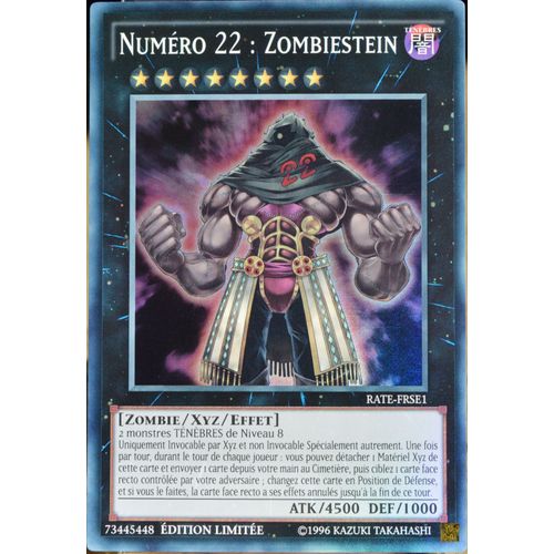 Carte Yu-Gi-Oh Rate-Frse1 Numéro 22 : Zombiestein Neuf Fr