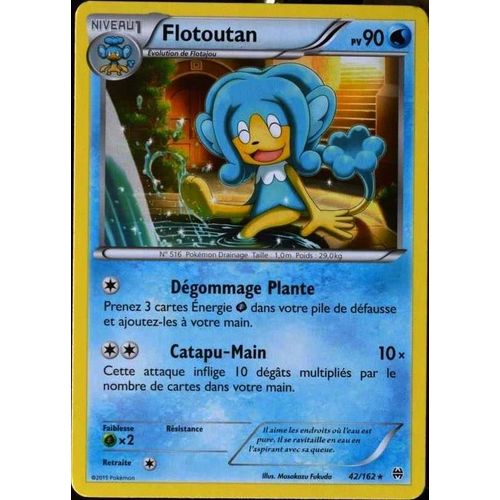 Carte Pokémon 42/162 Flotoutan Xy08 - Impulsion Turbo Neuf Fr