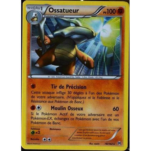 Carte Pokémon 78/162 Ossatueur Xy08 - Impulsion Turbo Neuf Fr