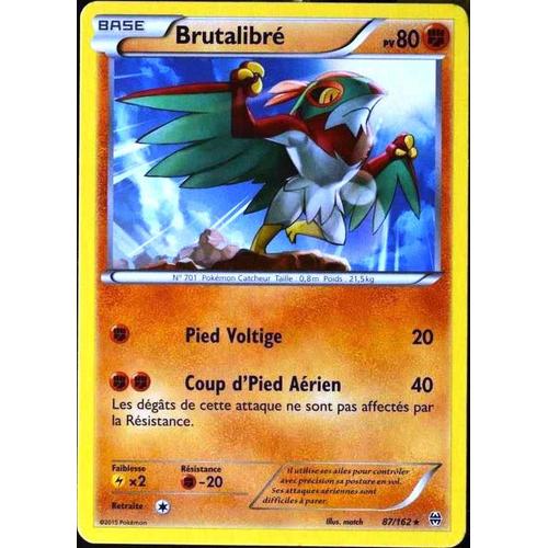 Carte Pokémon 87/162 Brutalibré Xy - Impulsion Turbo Neuf Fr