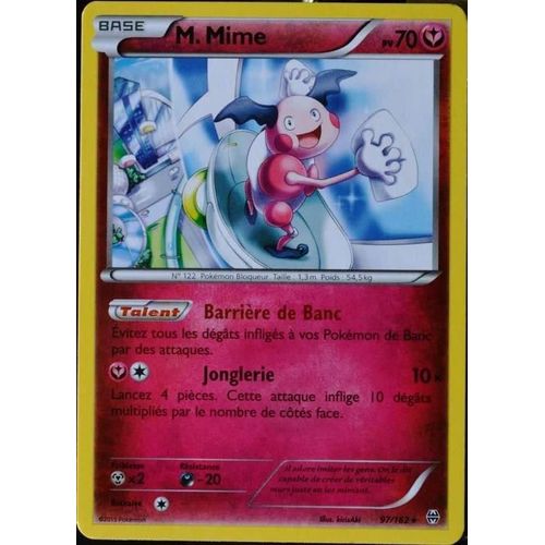 Carte Pokémon 97/162 M. Mime Xy08 - Impulsion Turbo Neuf Fr