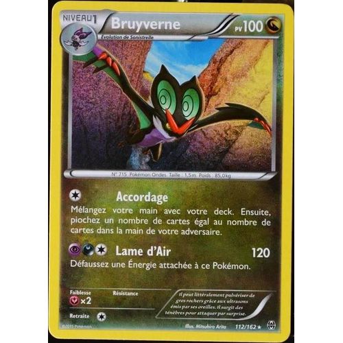 Carte Pokémon 112/162 Bruyverne Xy08 - Impulsion Turbo Neuf Fr