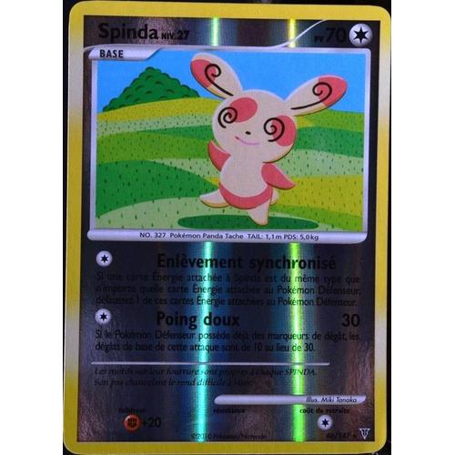 Carte Pokémon 46/147 Spinda 70 Pv - Reverse Platine Vs Neuf Fr
