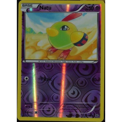 Carte Pokémon 27/108 Natu 50 Pv - Reverse Xy06 Ciel Rugissant Neuf Fr