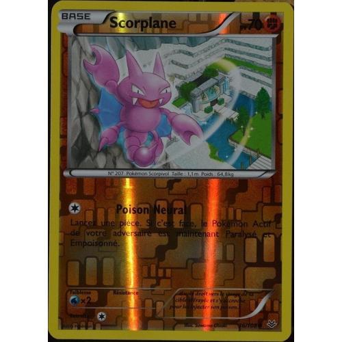 Carte Pokémon 36/108 Scorplane 70 Pv - Reverse Xy06 Ciel Rugissant Neuf Fr