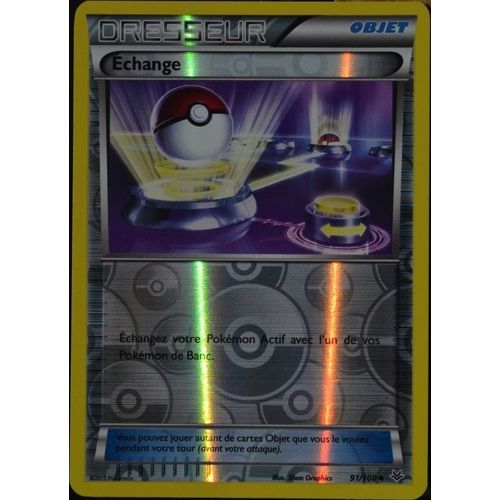 Carte Pokémon 91/108 Échange Reverse Xy06 Ciel Rugissant Neuf Fr