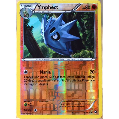 Carte Pokémon 42/124 Ymphect 80 Pv - Reverse Xy - Impact Des Destins Neuf Fr