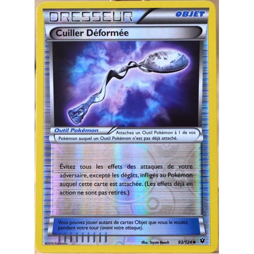 Carte Pokémon 93/124 Cuiller Déformée Reverse Xy - Impact Des Destins Neuf Fr