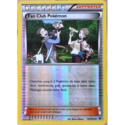 Carte Pokémon 107/124 Fan Club Pokémon Reverse Xy - Impact Des Destins Neuf Fr