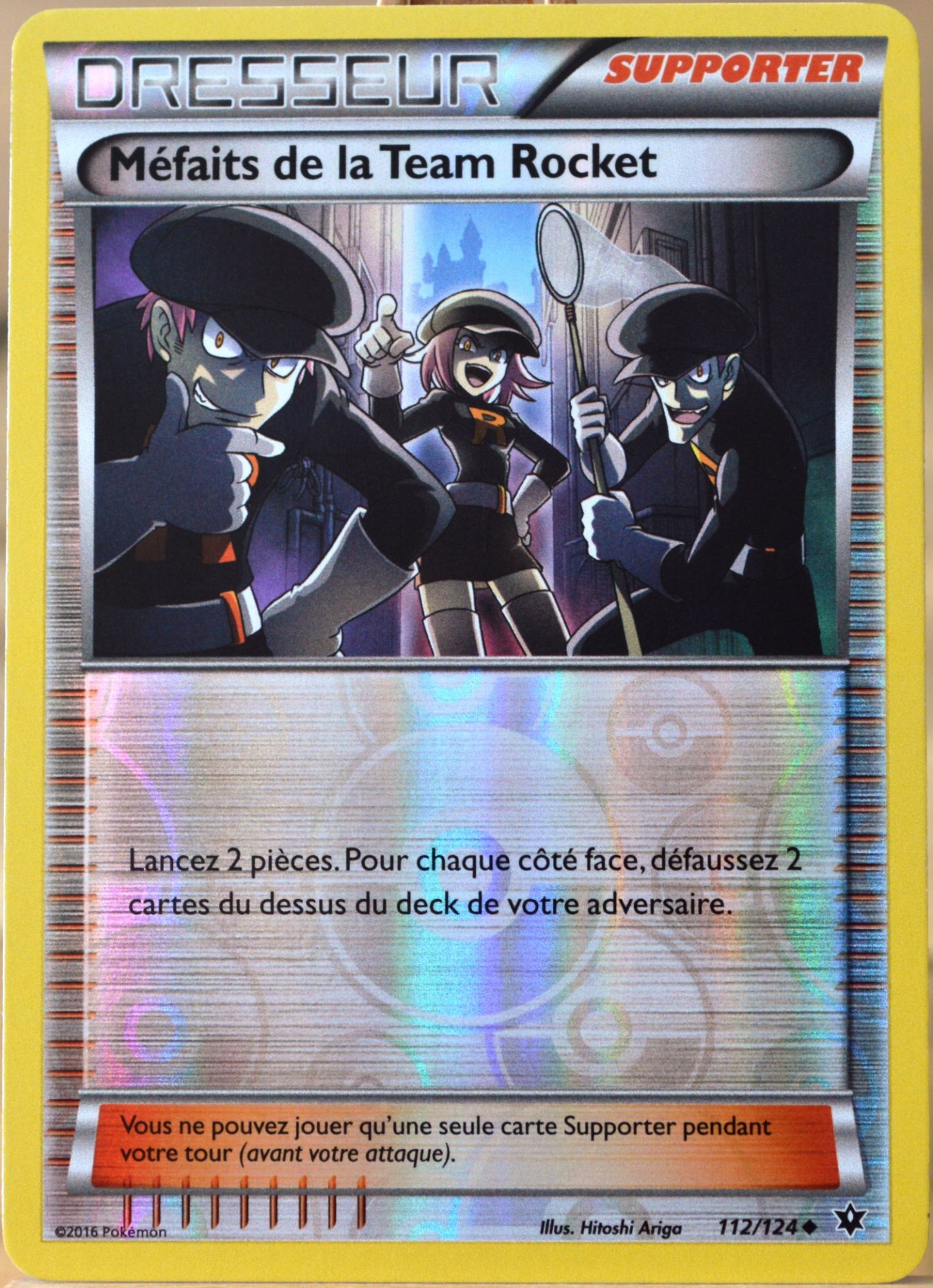 Carte Pokémon 112/124 Méfaits De La Team Rocket Reverse Xy - Impact Des Destins Neuf Fr