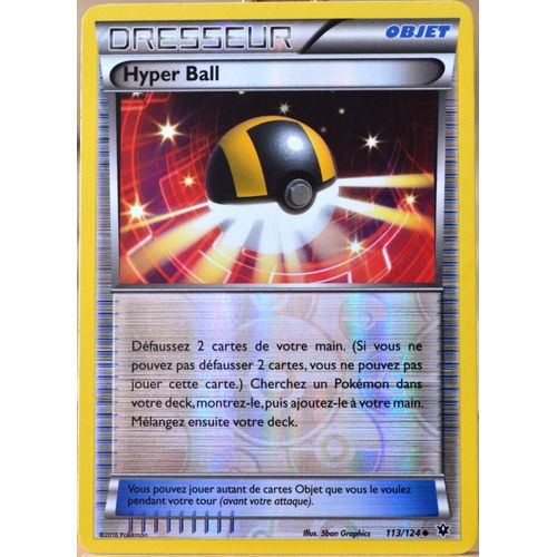 Carte Pokémon 113/124 Hyper Ball Reverse Xy - Impact Des Destins Neuf Fr