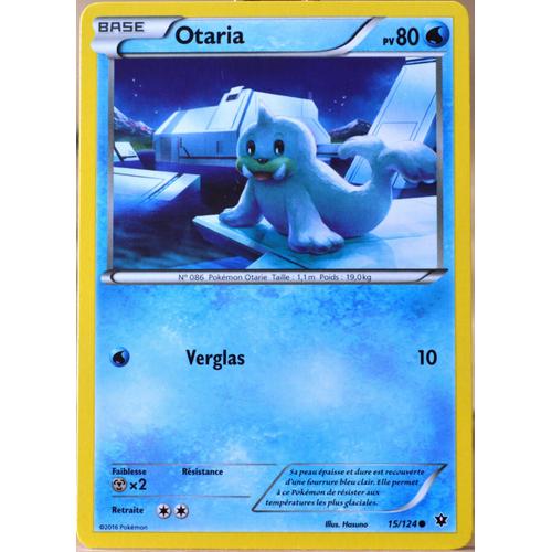 Carte Pokémon 15/124 Otaria 80 Pv Xy - Impact Des Destins Neuf Fr