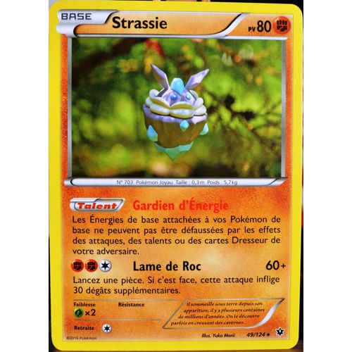 Carte Pokémon 49/124 Strassie 80 Pv Xy - Impact Des Destins Neuf Fr