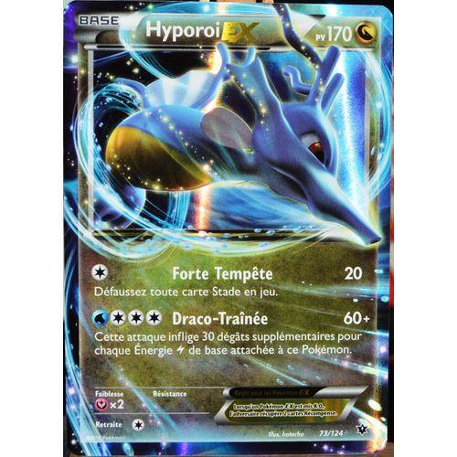 Carte Pokémon 73/124 Hyporoi Ex 170 Pv - Ultra Rare Xy - Impact Des Destins Neuf Fr