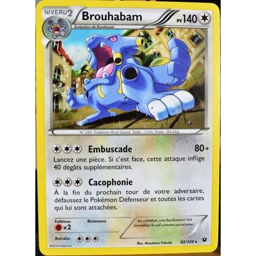 Carte Pokémon 82/124 Brouhabam 140 Pv Xy - Impact Des Destins Neuf Fr