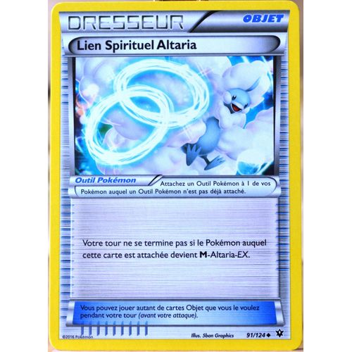 Carte Pokémon 91/124 Lien Spirituel Altaria Xy - Impact Des Destins Neuf Fr