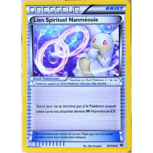 Carte Pokémon 92/124 Lien Spirituel Nanméouïe Xy - Impact Des Destins Neuf Fr