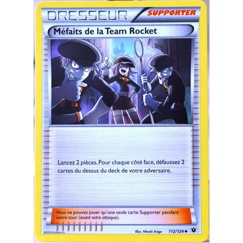 Carte Pokémon 112/124 Méfaits De La Team Rocket Xy - Impact Des Destins Neuf Fr