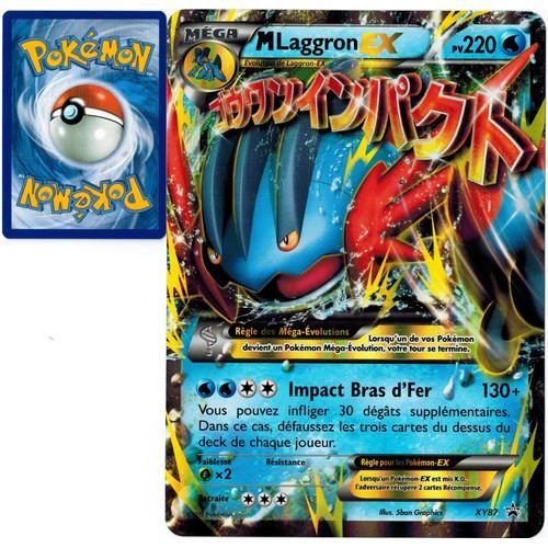 Carte Pokémon Xy87 Mega Laggron Ex Jumbo 220 Pv Promo Neuf Fr