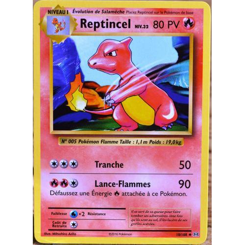 Carte Pokémon 10/108 Reptincel Niv.32 80 Pv Xy - Evolutions  Neuf Fr