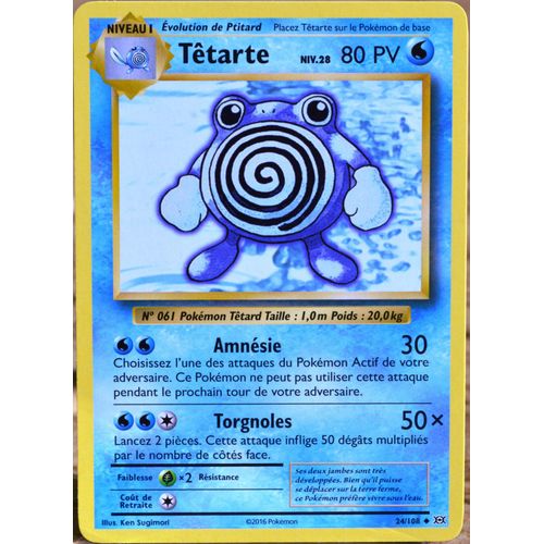 Carte Pokémon 24/108 Têtarte Niv.28 80 Pv Xy - Evolutions  Neuf Fr