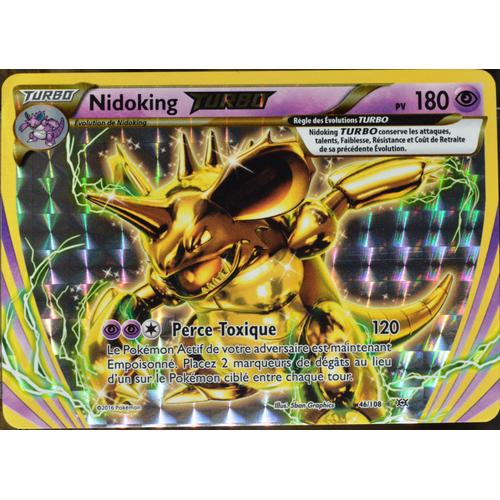 Carte Pokémon 46/108 Nidoking Turbo 180 Pv Xy - Evolutions  Neuf Fr