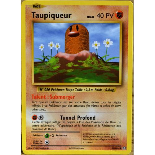 Carte Pokémon 55/108 Taupiqueur Niv.8 40 Pv Xy - Evolutions  Neuf Fr
