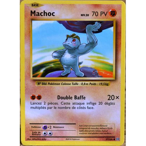 Carte Pokémon 57/108 Machoc Niv.20 70 Pv Xy - Evolutions  Neuf Fr
