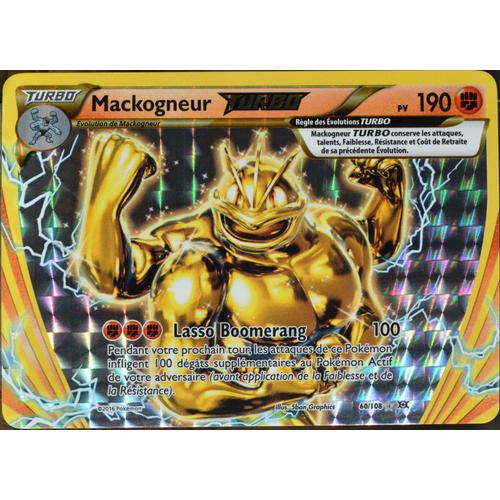 Carte Pokémon 60/108 Mackogneur Turbo 190 Pv Xy - Evolutions  Neuf Fr