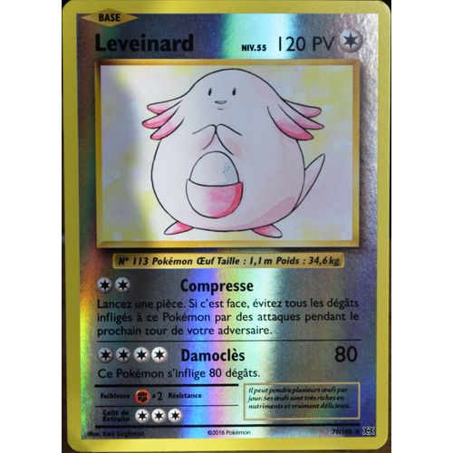 Carte Pokémon 70/108 Leveinard Niv.55 120 Pv - Holo Reverse Xy - Evolutions  Neuf Fr