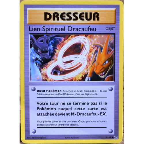 Carte Pokémon 75/108 Lien Spirituel Dracaufeu Xy - Evolutions  Neuf Fr